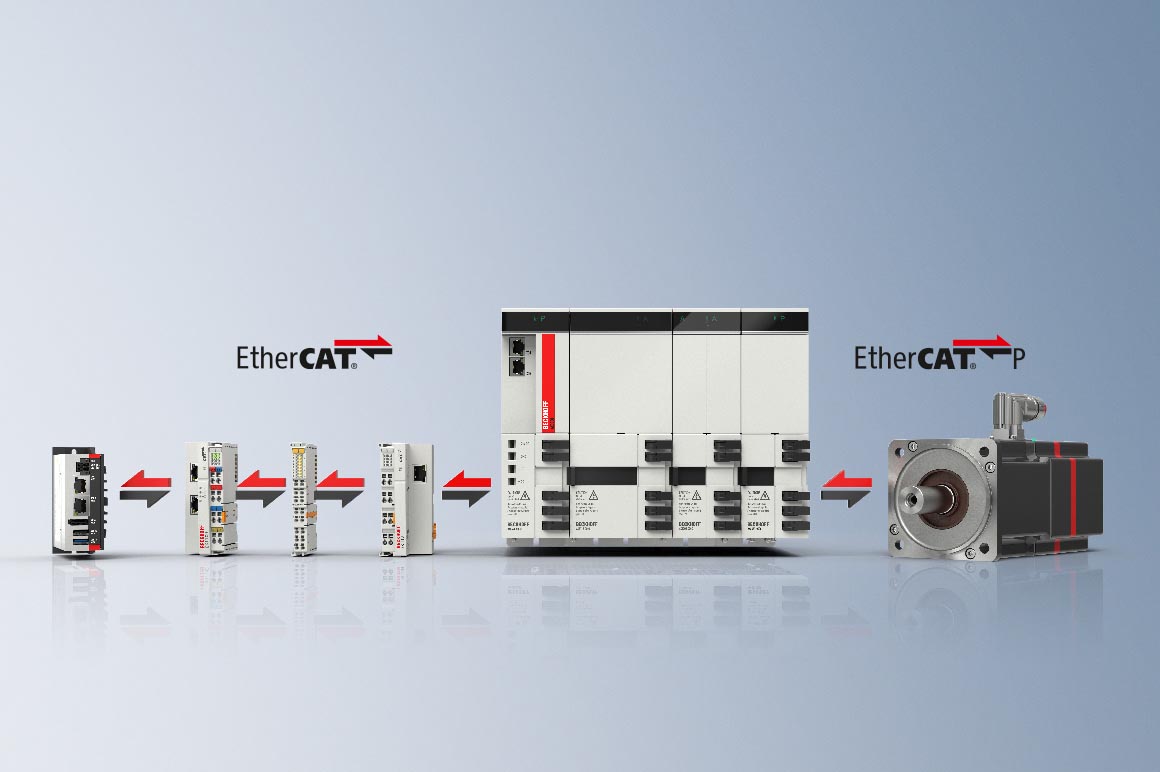 Due to its high speed and bandwidth, EtherCAT is ideally suited to mastering the sophisticated processes in plastics machinery and the linking of production plants.