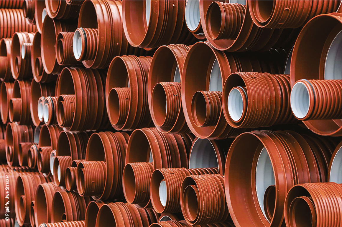 The Wienerberger subsidiary Pipelife specializes in a wide variety of pipe systems.
