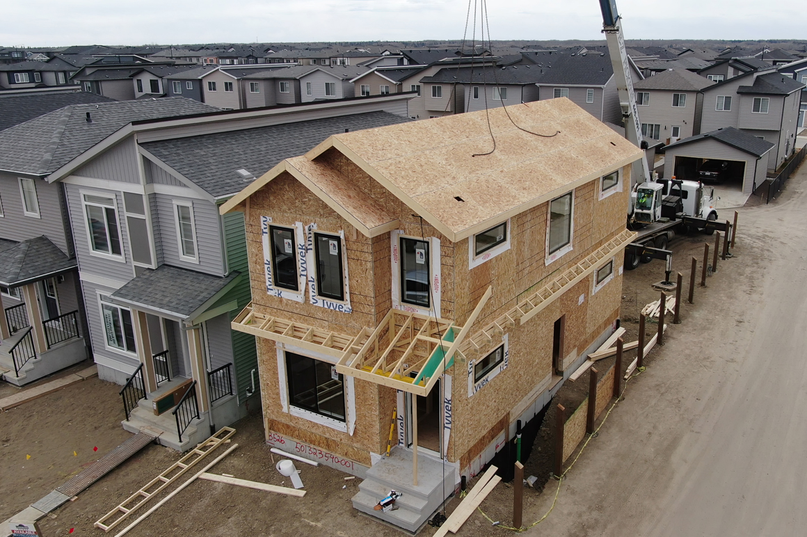 Homebuilders can expect for a home to be assembled in as short as five hours, from foundation to roof.